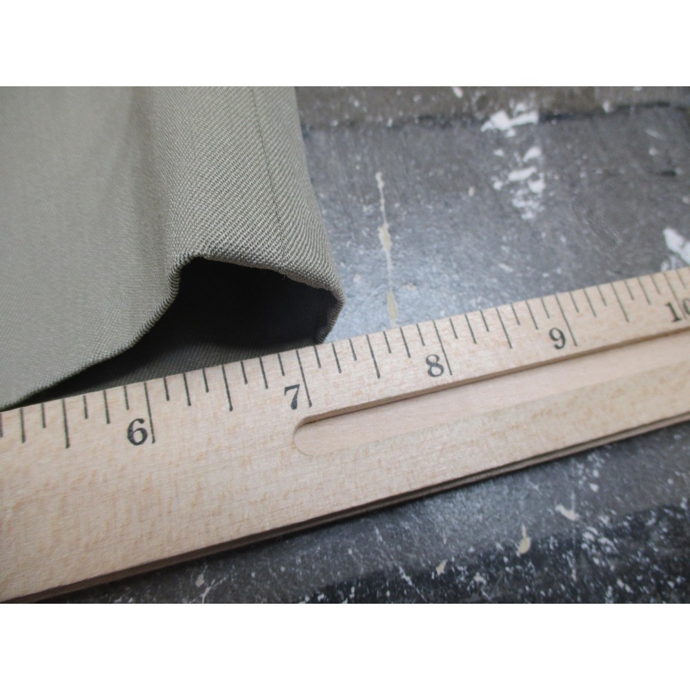 Brooks Brothers Pants 32x32 Beige Wool Viscose Acetate Flat Front Straight Leg - Picture 13 of 16